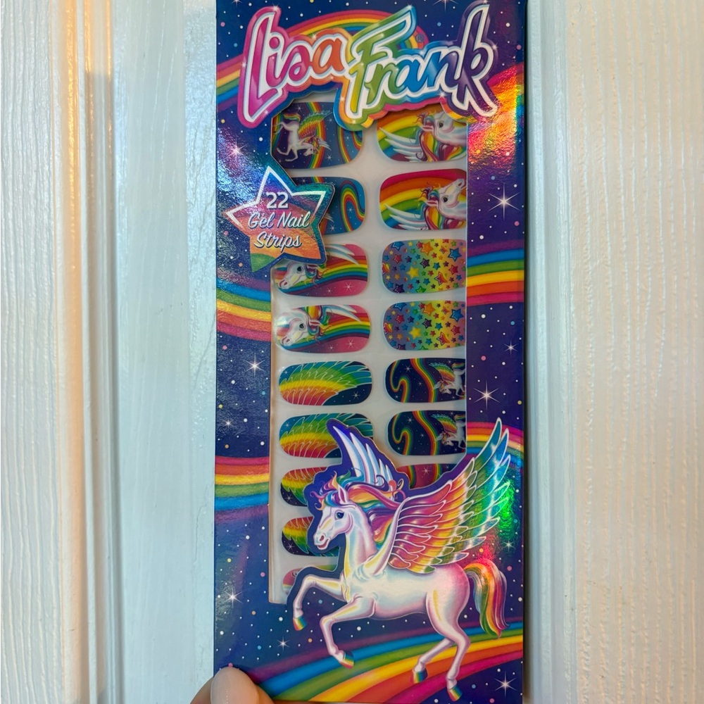 Lisa Frank Rainbow Unicorn Gel Nail Strips